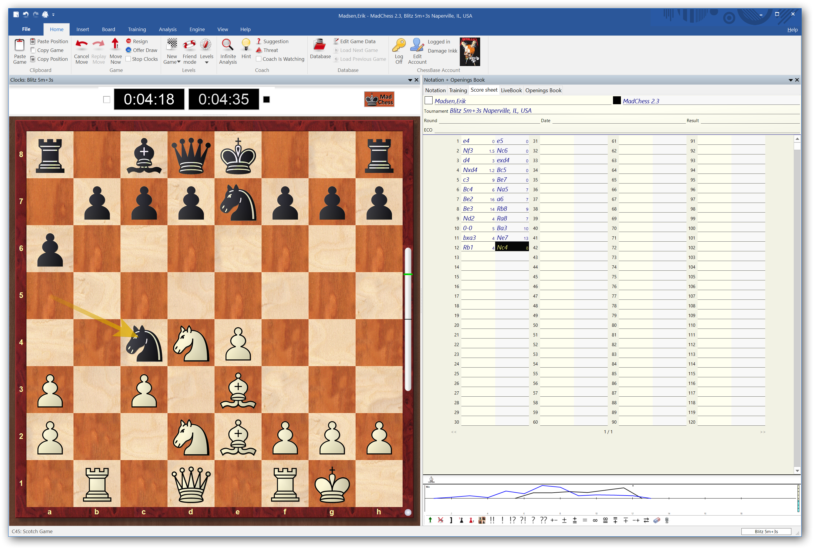 Free chess interfaces